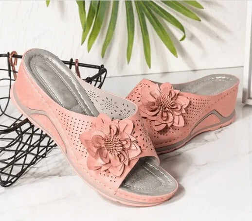 Marjolaine | Slip-on-sandaler med støtte