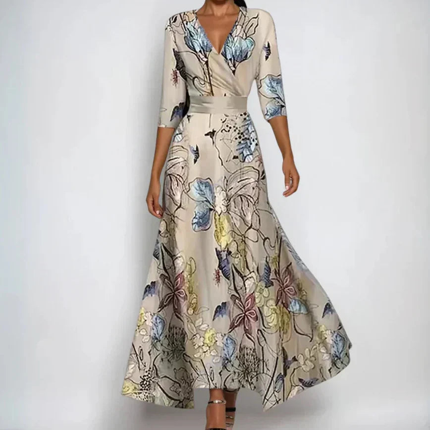 Lucille | Blomstret vinterkjole