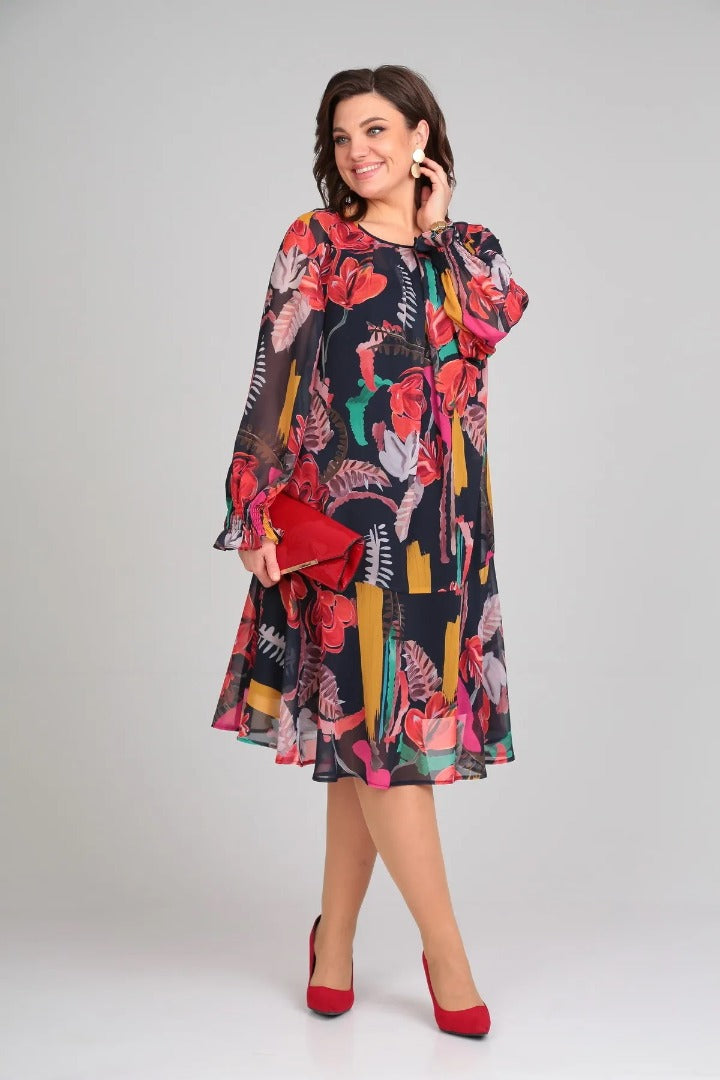 Alcyone | Blomstret bohemekjole