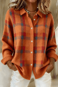 Margot | Blød cardigan med tern