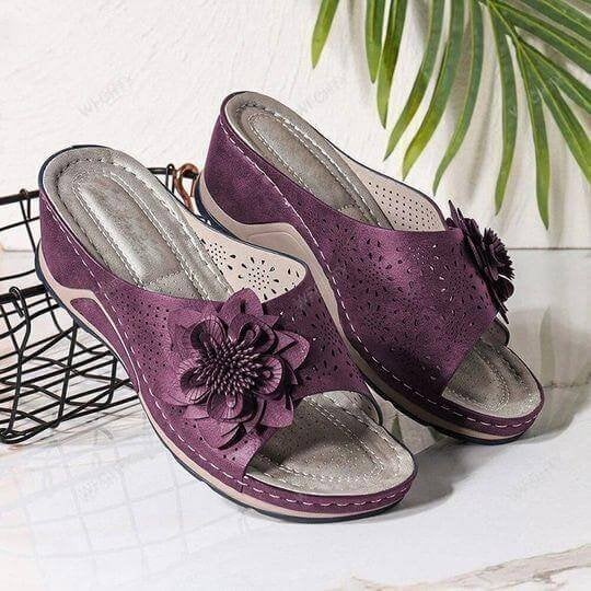 Marjolaine | Slip-on-sandaler med støtte