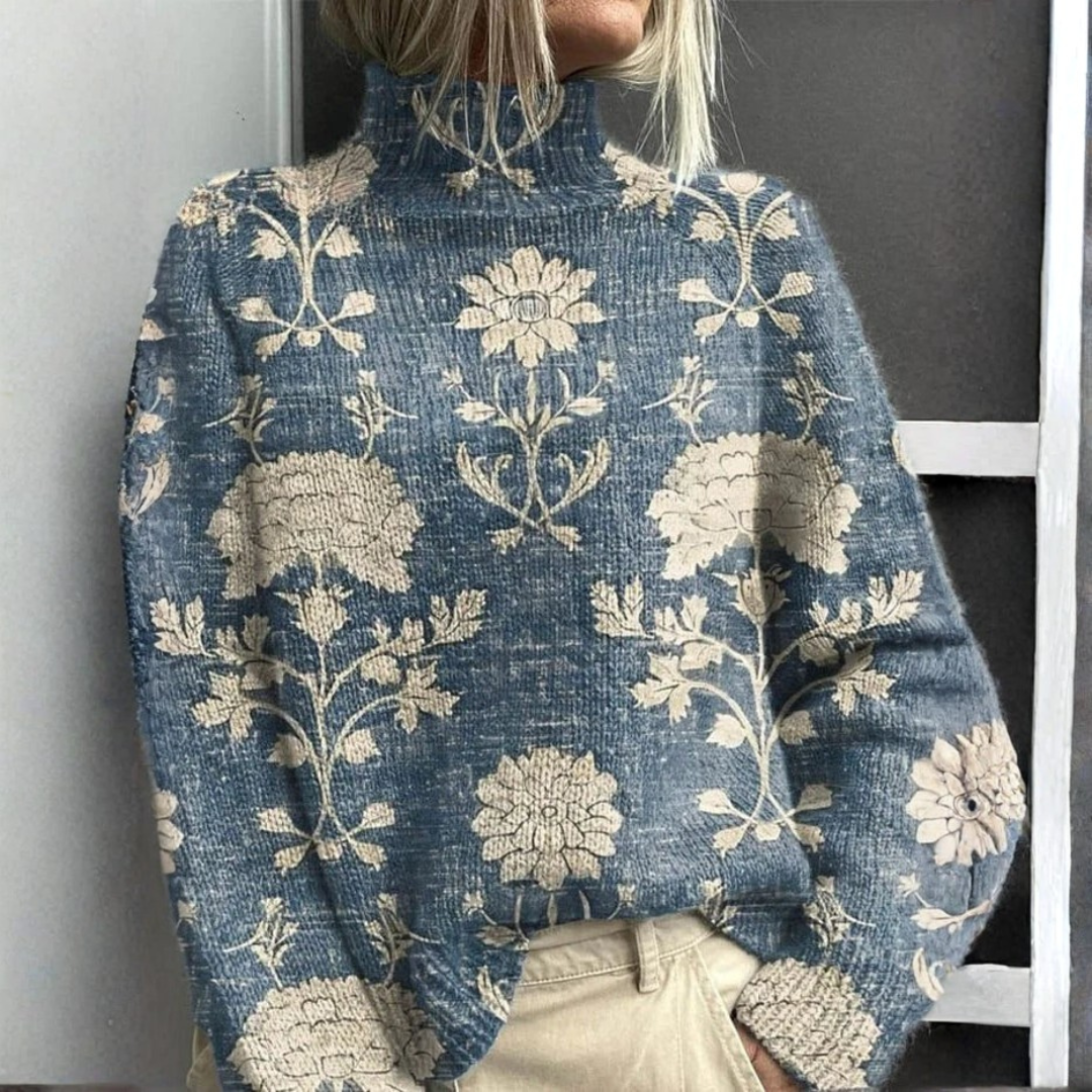 Marlène | Blød rullekravesweater