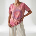 Louise | T-shirt med kunstnerisk print