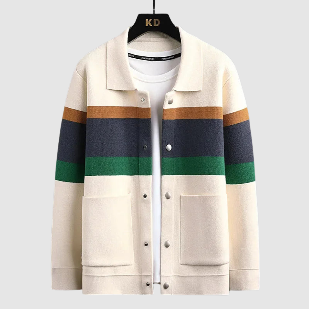 Aloys | Tofarvet cardigan