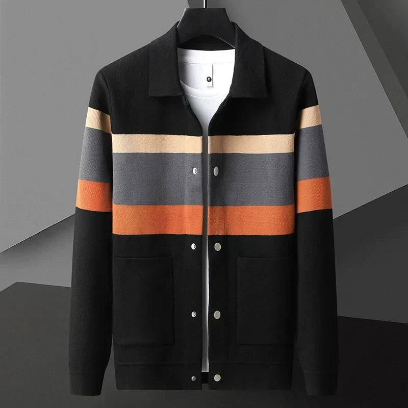 Aloys | Tofarvet cardigan
