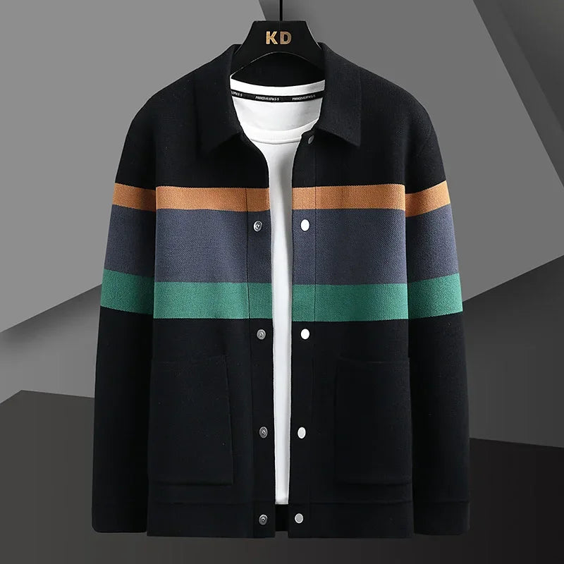 Aloys | Tofarvet cardigan