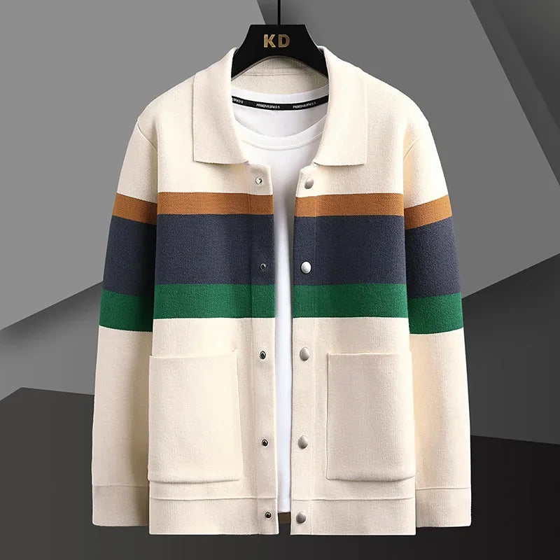 Aloys | Tofarvet cardigan