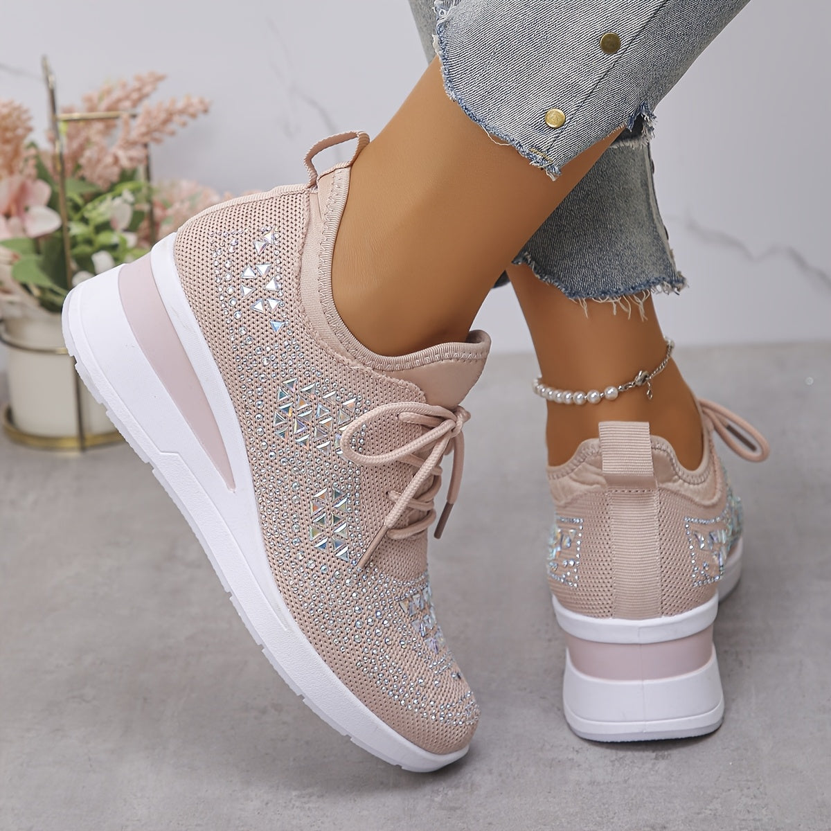 Justine | Lette og åndbare sneakers