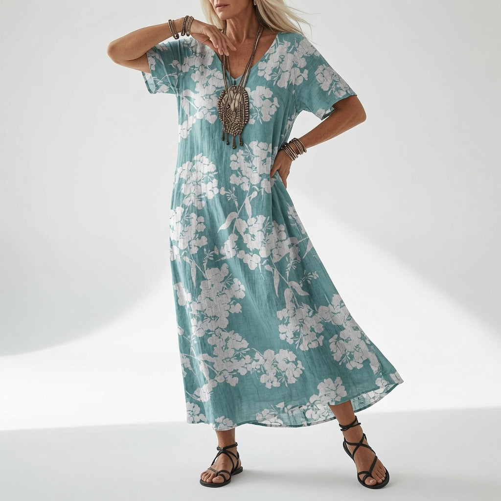 Emmy | Blomstret kjole
