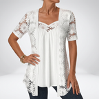 Prudence | Blondebluse med firkantet hals