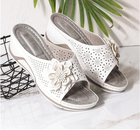 Marjolaine | Slip-on-sandaler med støtte