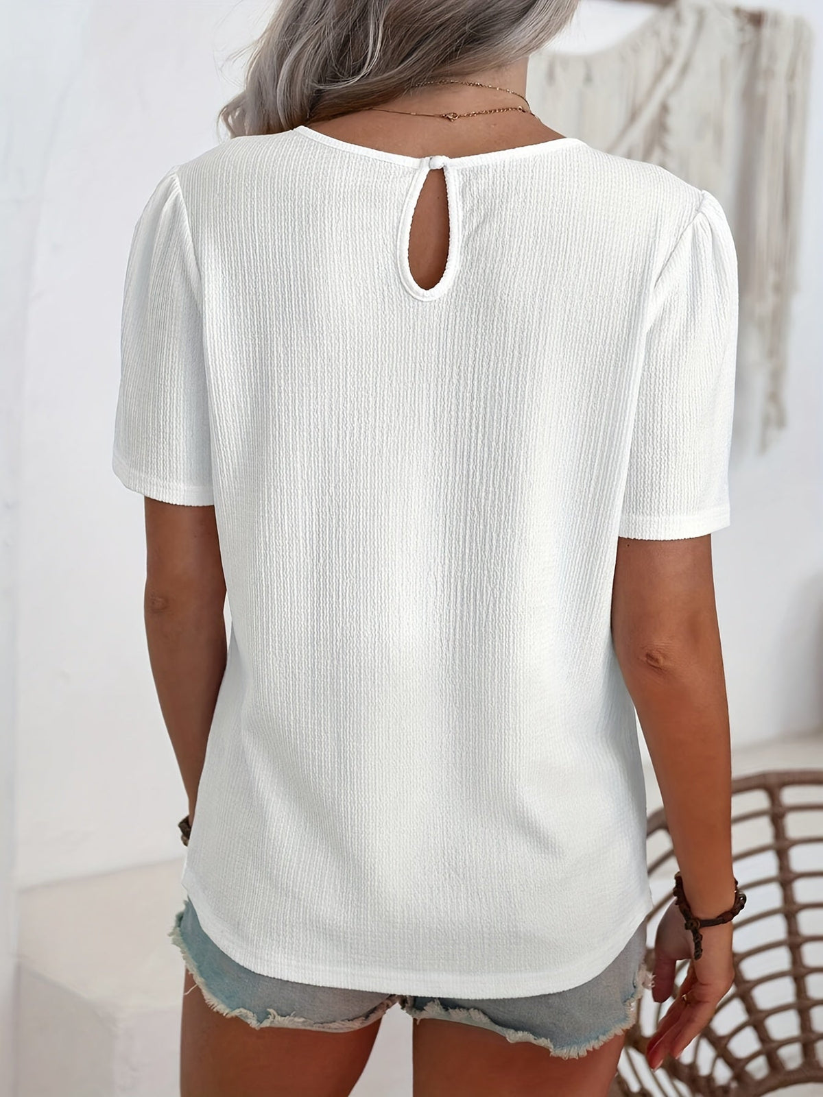 Nina | Elegant T-shirt med struktur
