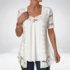 Prudence | Blondebluse med firkantet hals