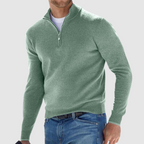Yann | Sweatshirt med lynlås
