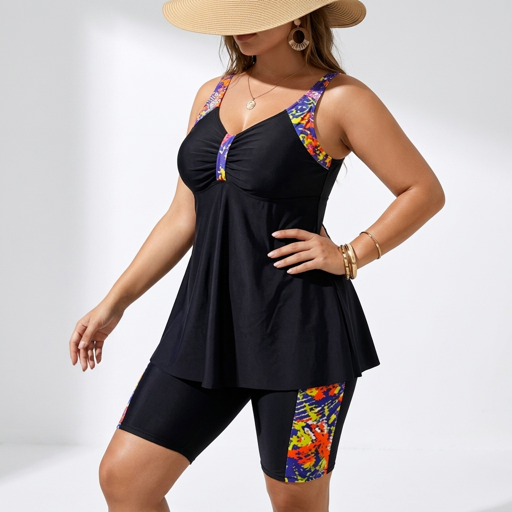 Malou | Formende tankini i plus size