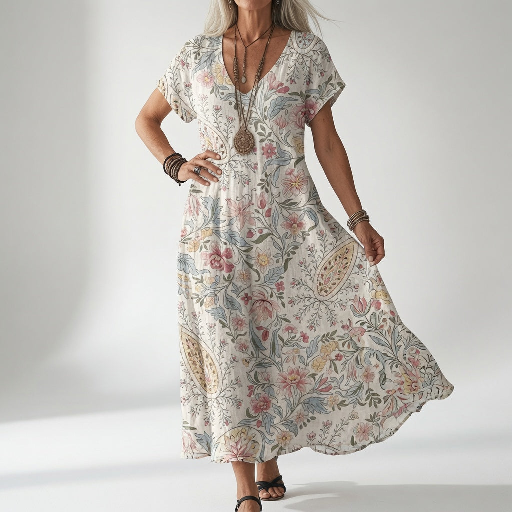Emmy | Blomstret kjole