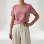 Louise | T-shirt med kunstnerisk print
