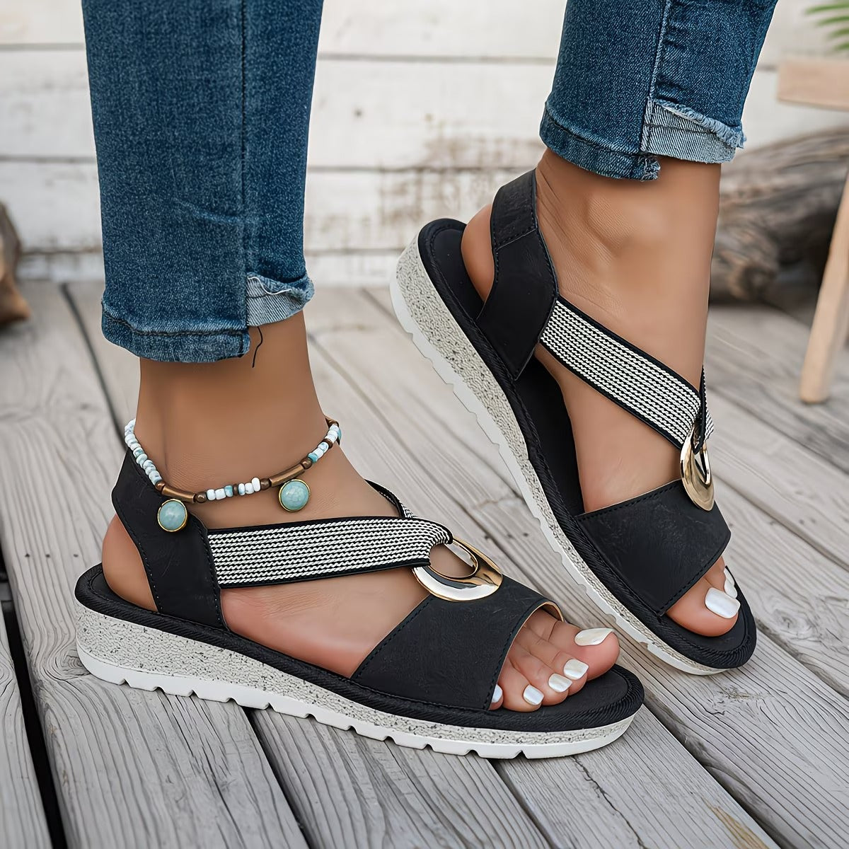 Lise | Sandaler med dekorativ rem
