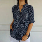 Coralie | Bluse med elegant print