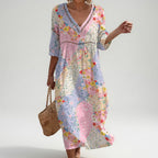Gracieuse | Blomstret bohemekjole