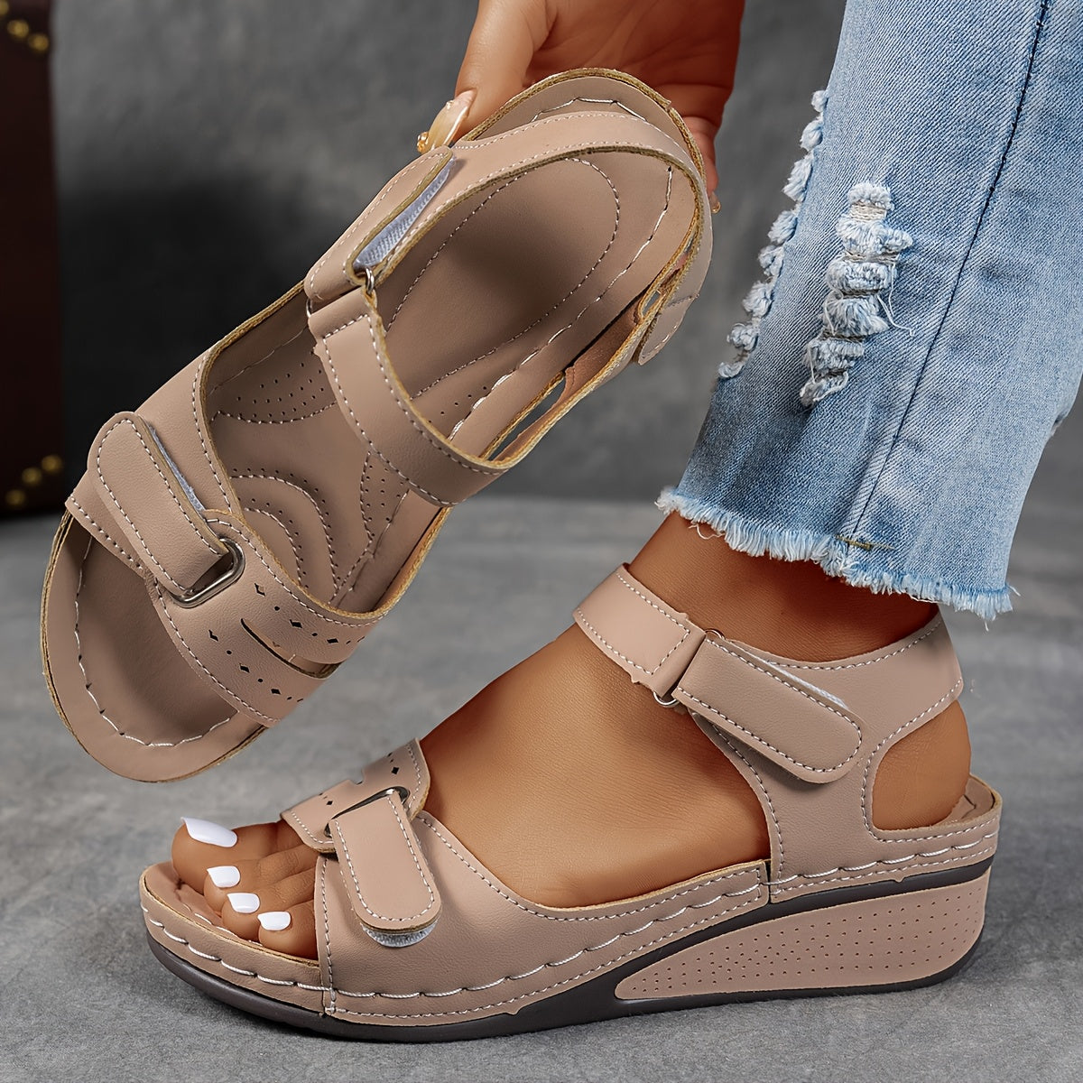 Alexia | Komfortsandaler med tre remme