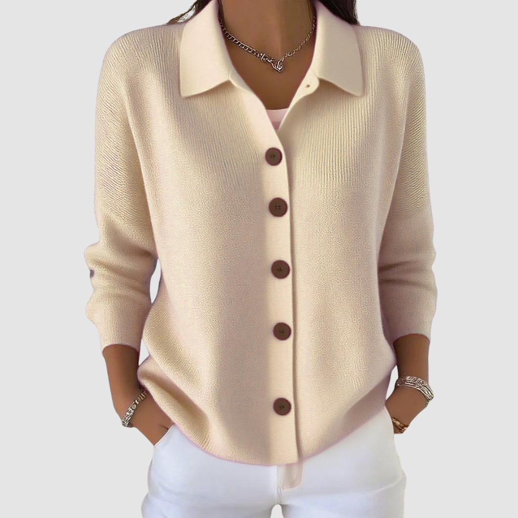 Camille | Let cardigan med knapper