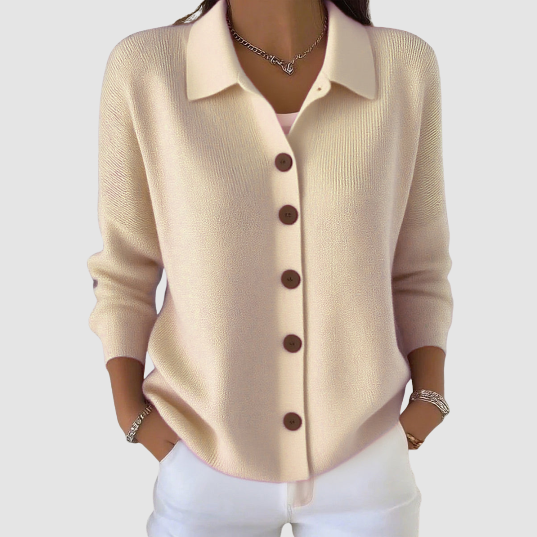 Camille | Let cardigan med knapper
