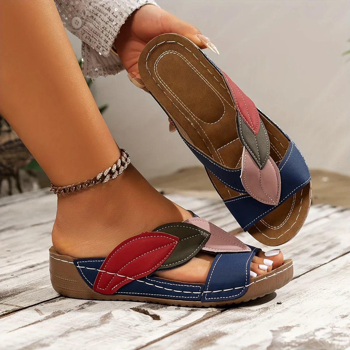 Vérane | Behagelige slip-on-sandaler