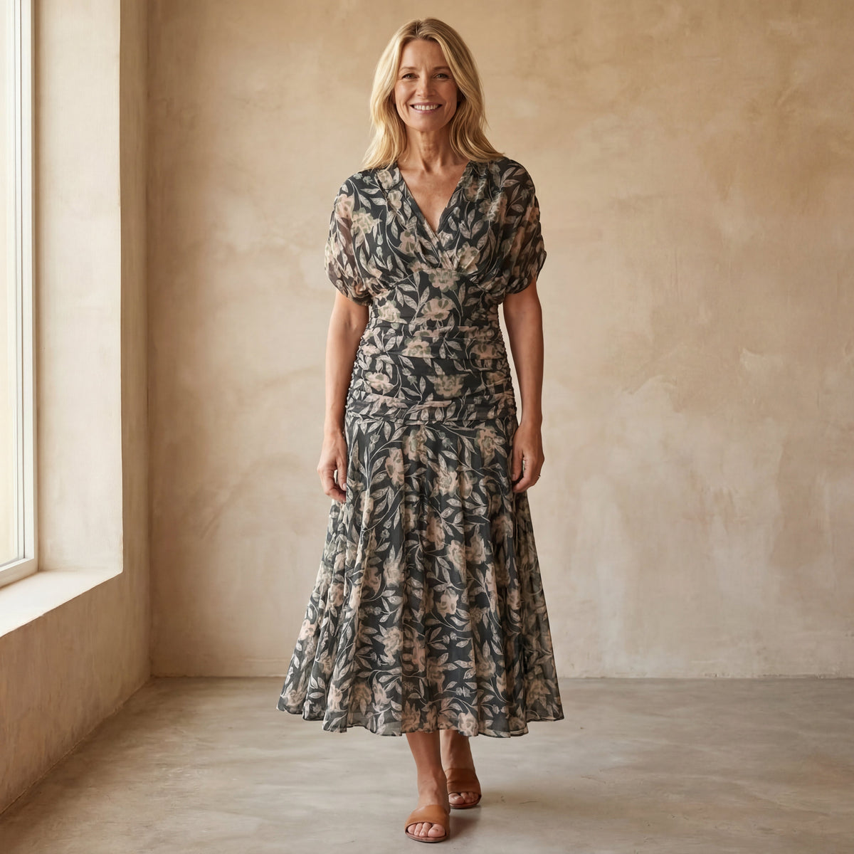 Nicoline | Flagrende bohemekjole