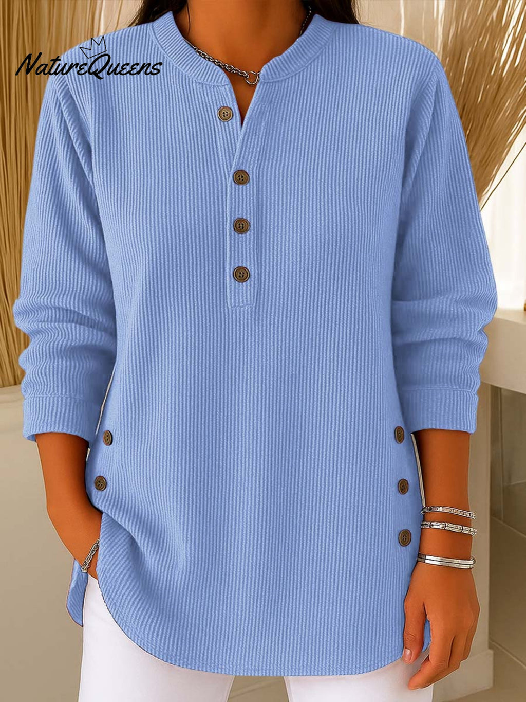 Élodie | Behagelig bluse med knapper