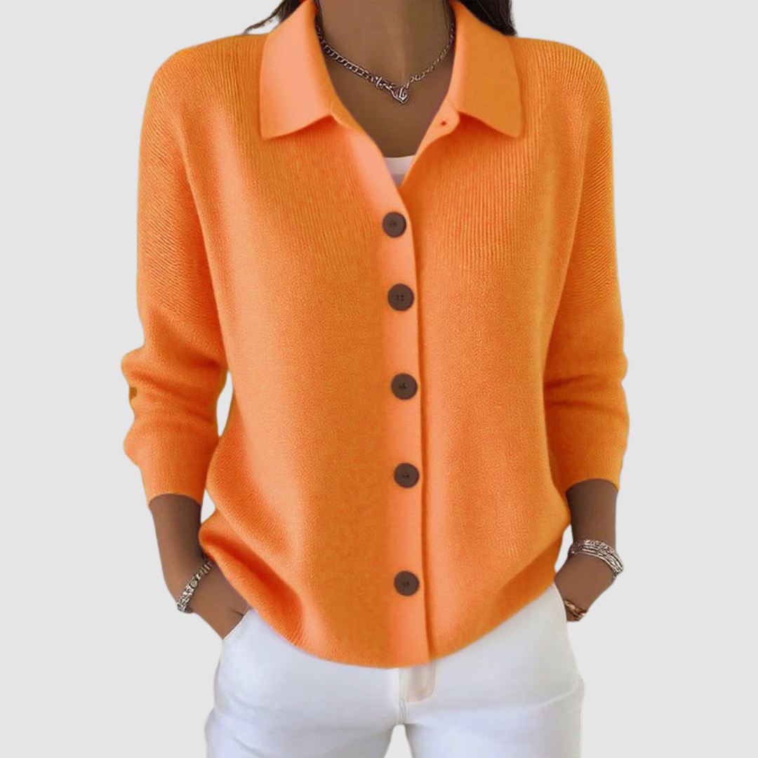 Camille | Let cardigan med knapper