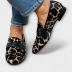Fabienne | Mokkasiner med leopardprint