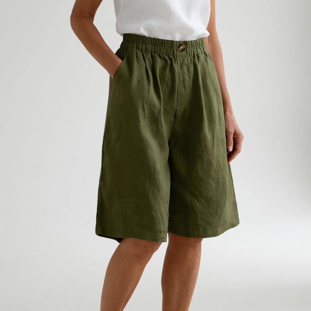 Yvette | Løse shorts med elastisk talje