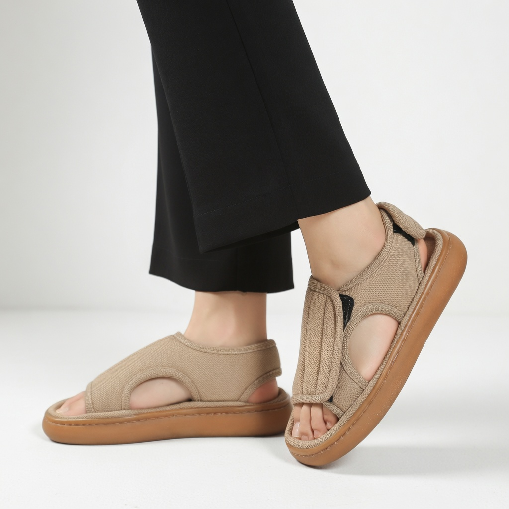 Claudia | Bløde sommersandaler