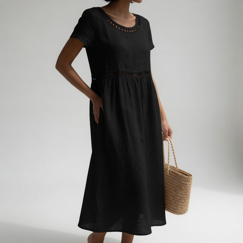 Ysabel | Broderet midikjole