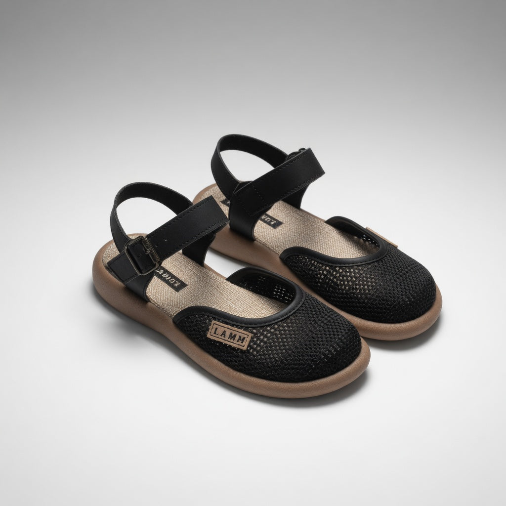 Ava | Flade sandaler med spænde