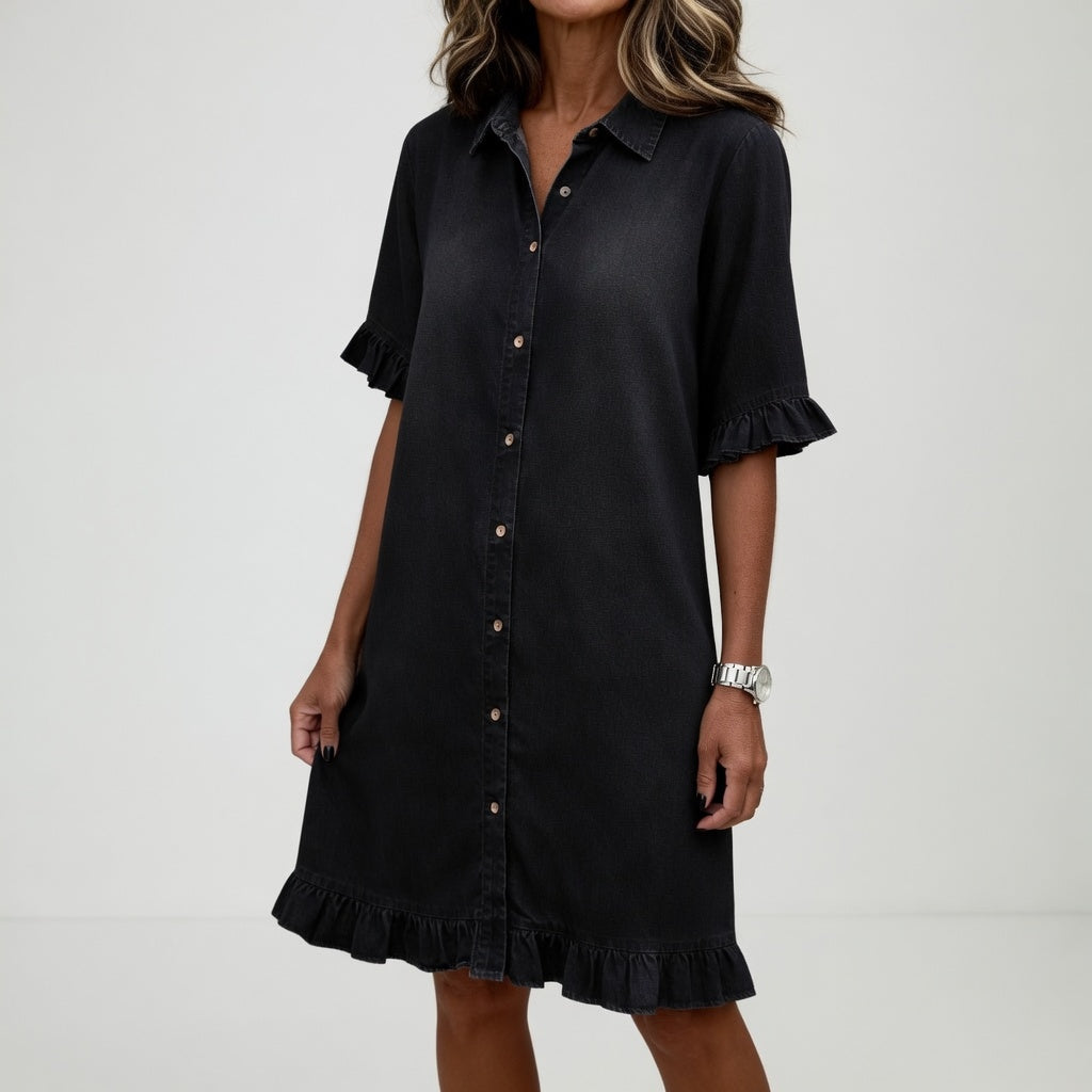 Priscilla | Skjortekjole i denim