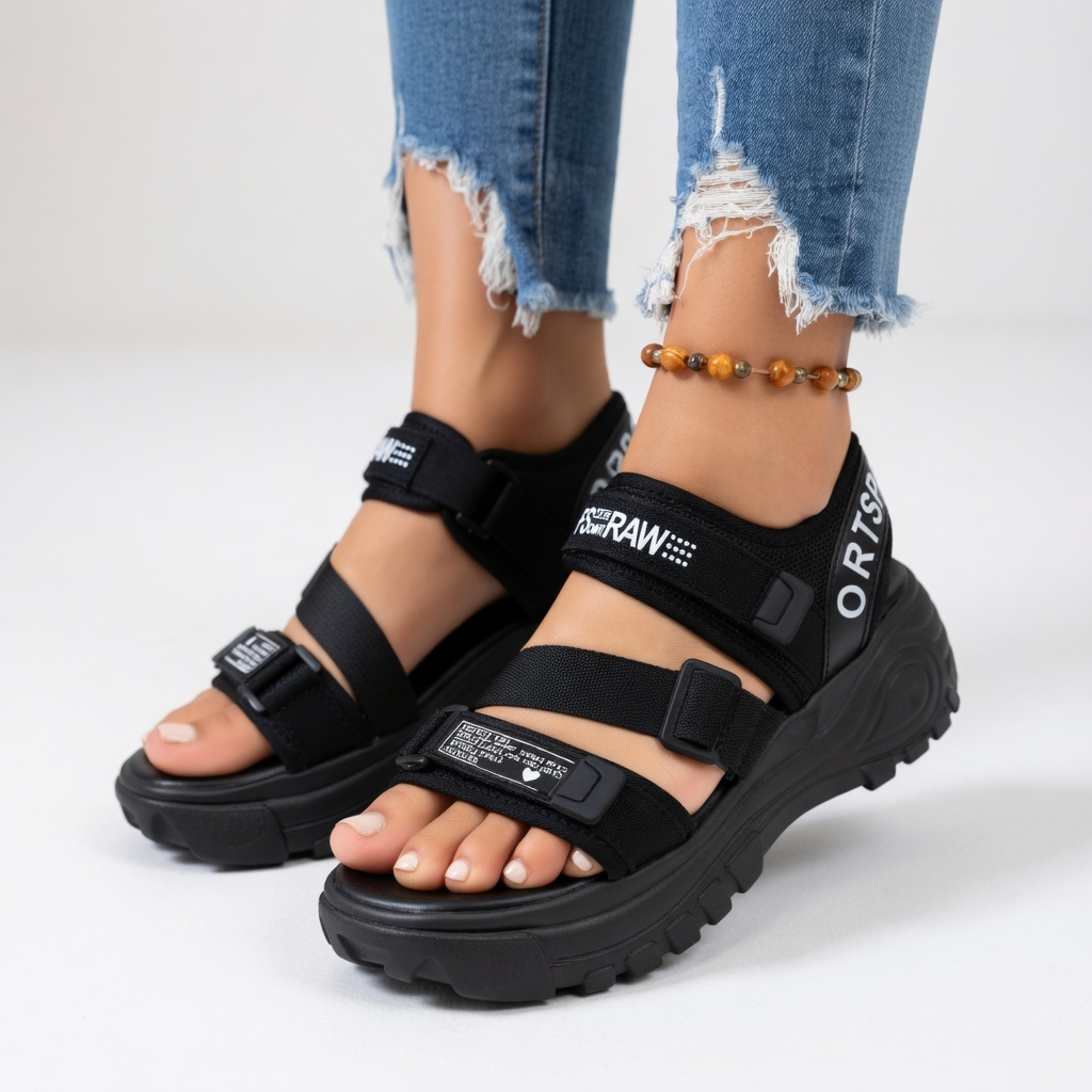 Ida | Sporty-chikke platformsandaler