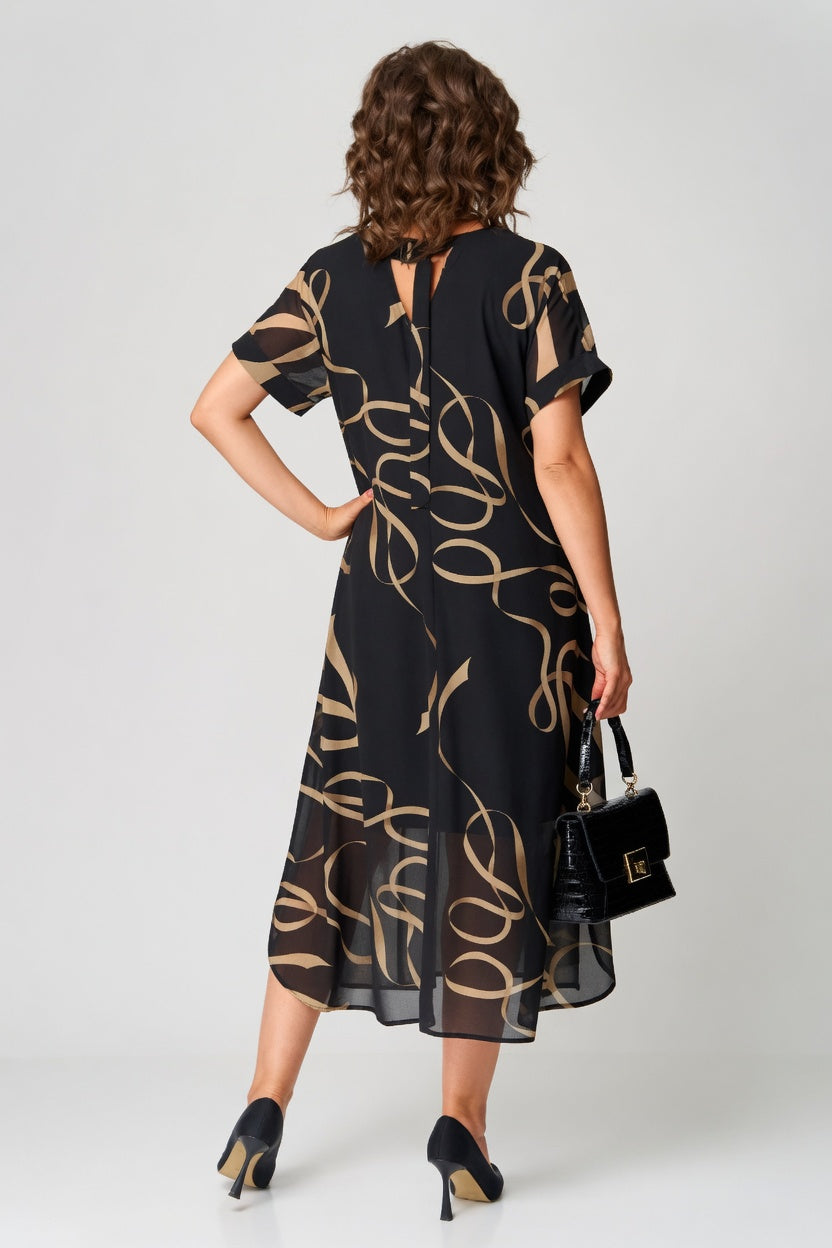 Perrette | Bohemekjole med print