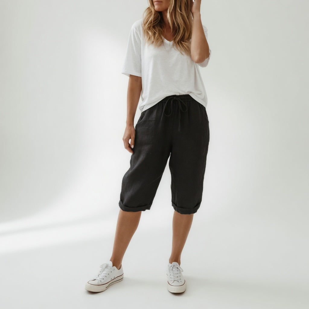 Ginette | Løse bermudashorts i bomuld