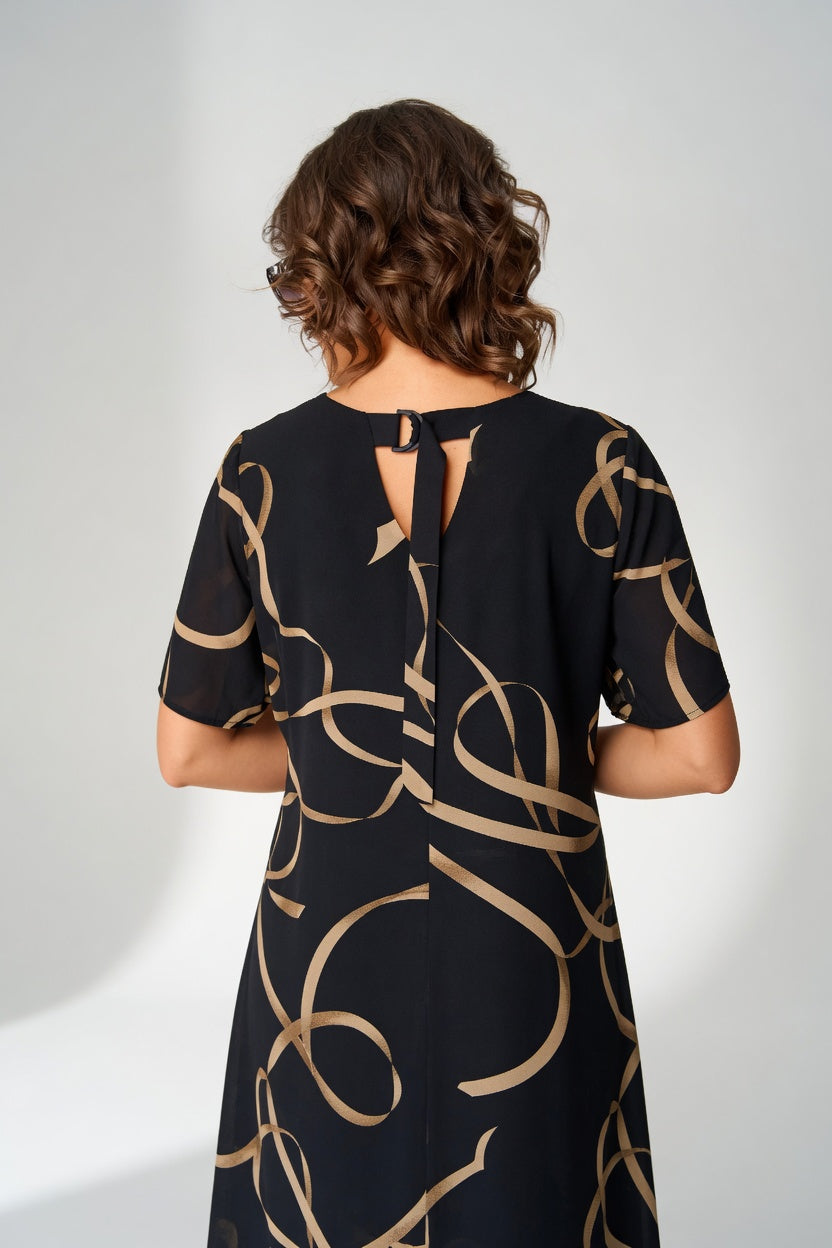 Perrette | Bohemekjole med print