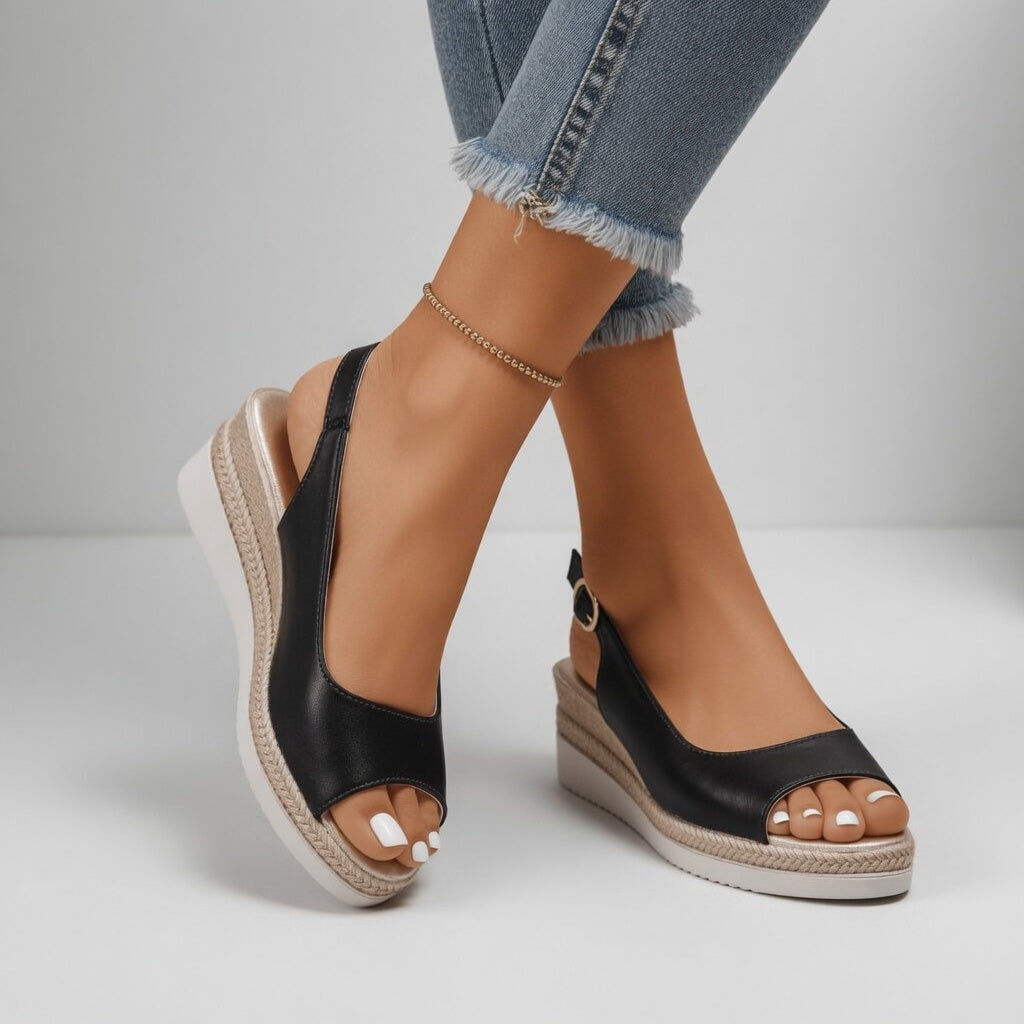 Augustine | Kilesandaler i espadrillestil