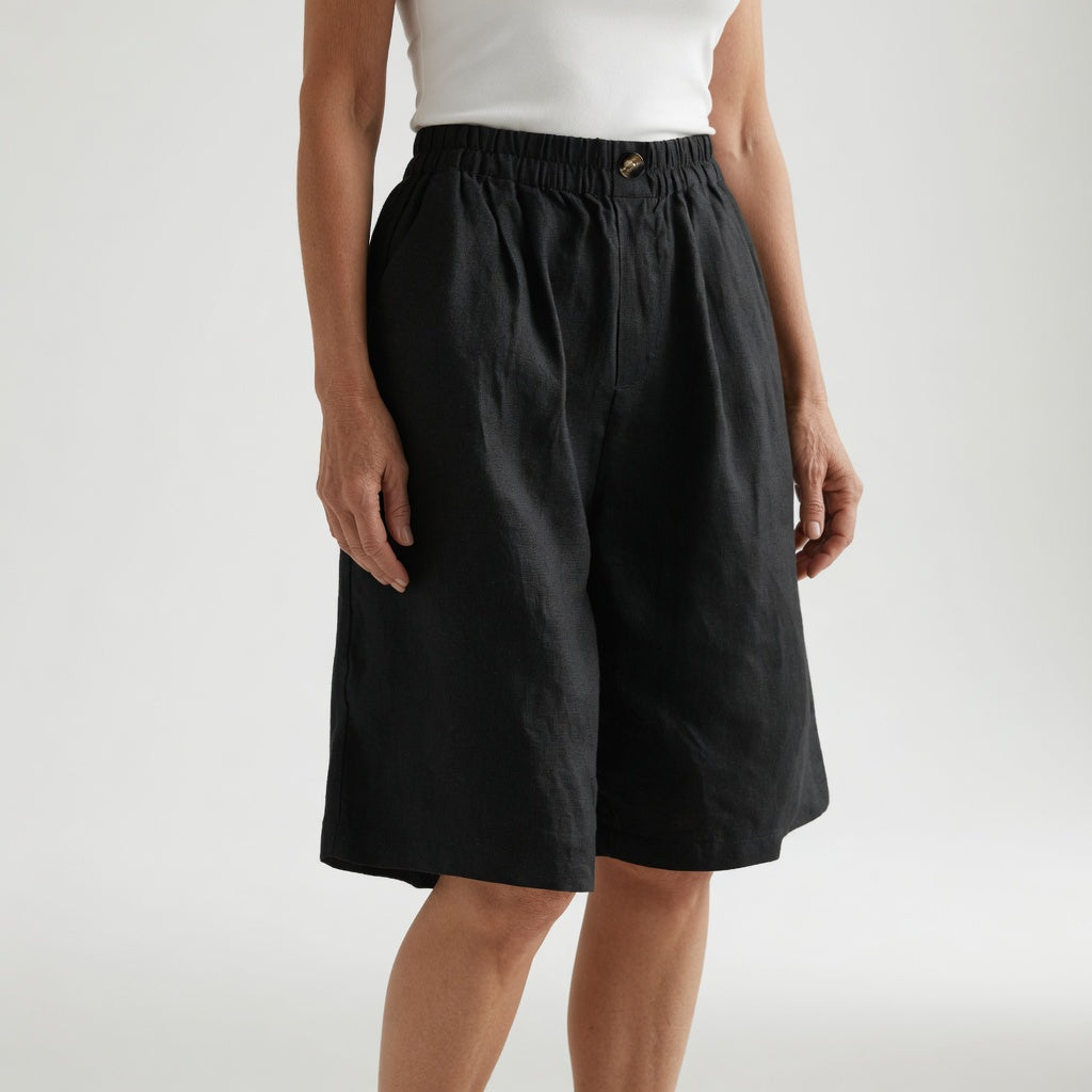 Yvette | Løse shorts med elastisk talje