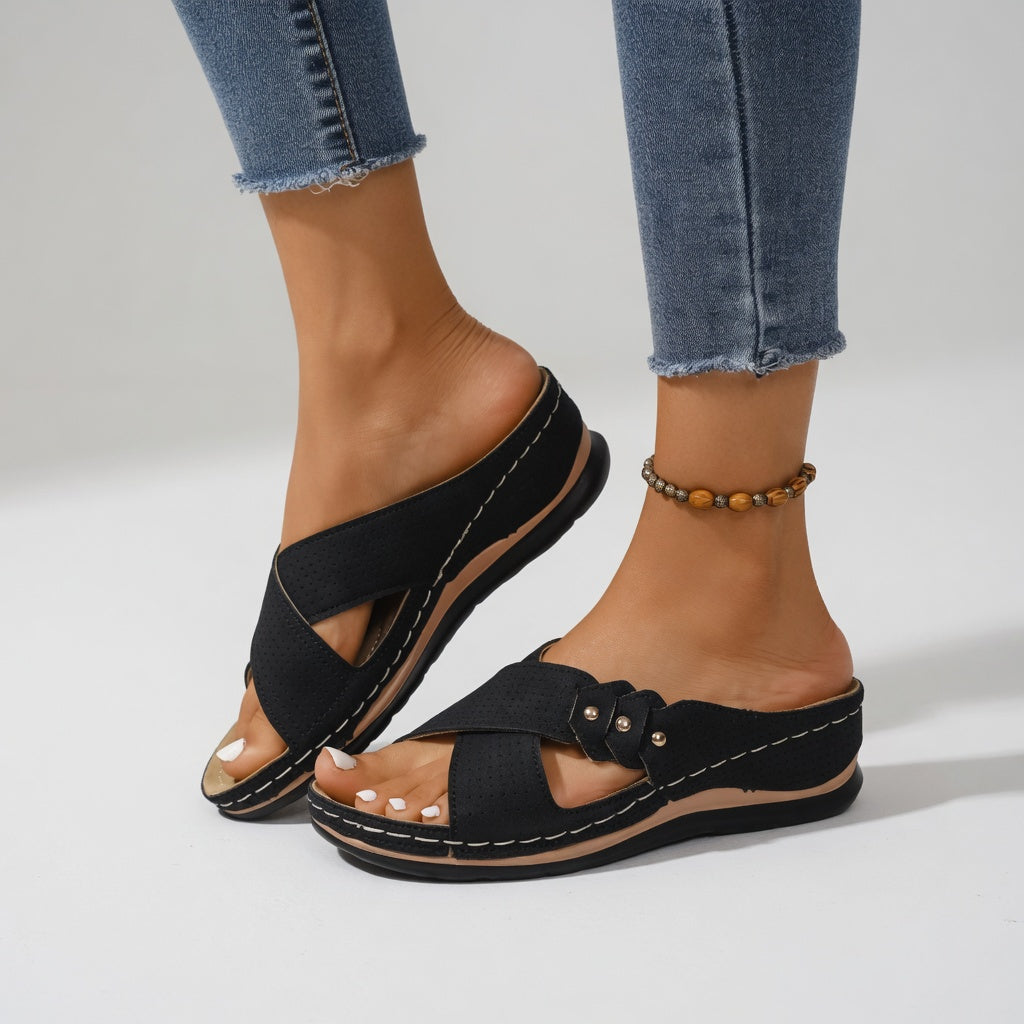 Jade | Sandaler med krydsremme