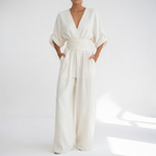 Calista | Sommerlig slå-om-jumpsuit