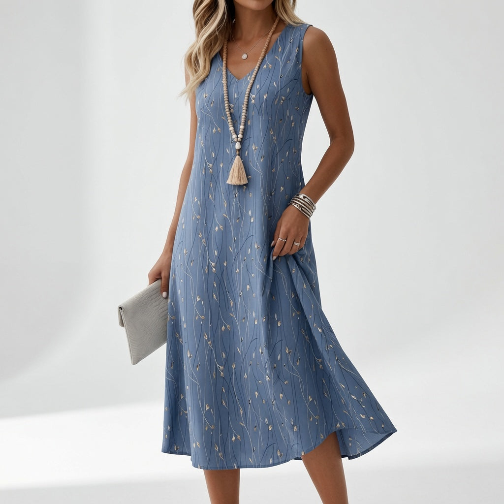 Flaminia | Bohemekjole med print