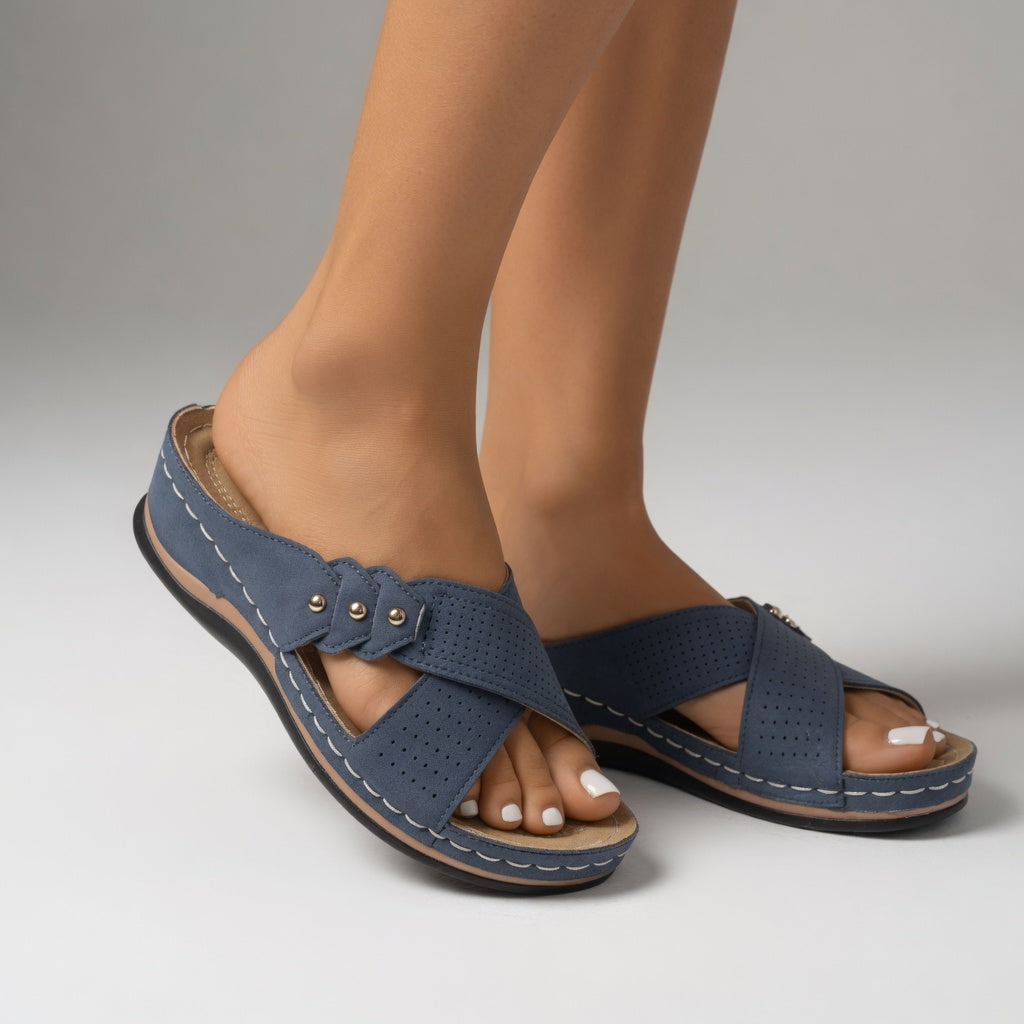 Jade | Sandaler med krydsremme
