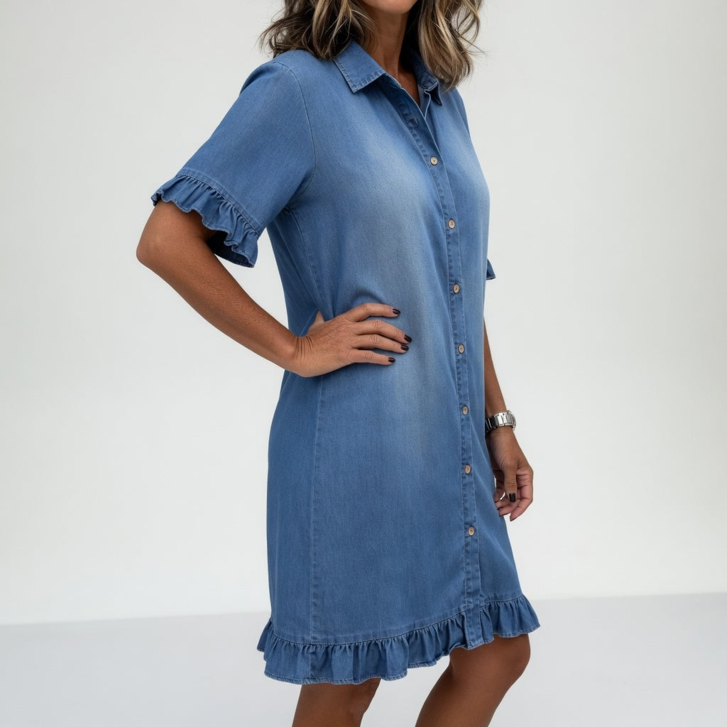 Priscilla | Skjortekjole i denim