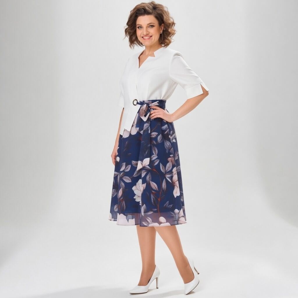 Aliette | Blomstret nederdelssæt