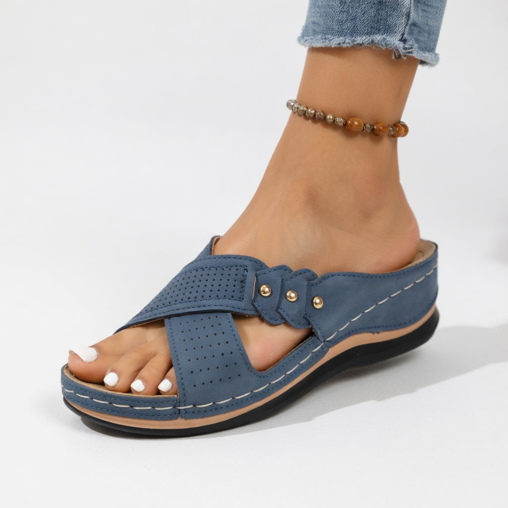 Jade | Sandaler med krydsremme